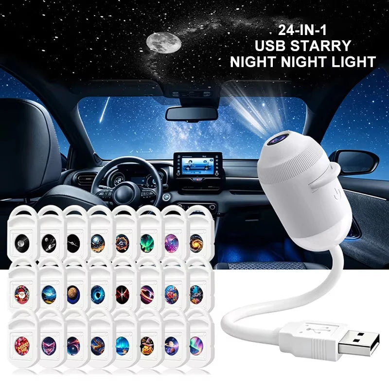 Glowbit galaxy projector 24-film pack