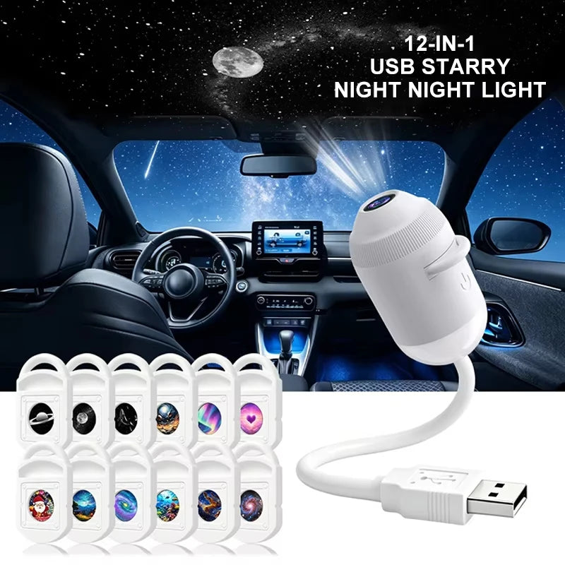 Glowbit galaxy projector 12-film pack